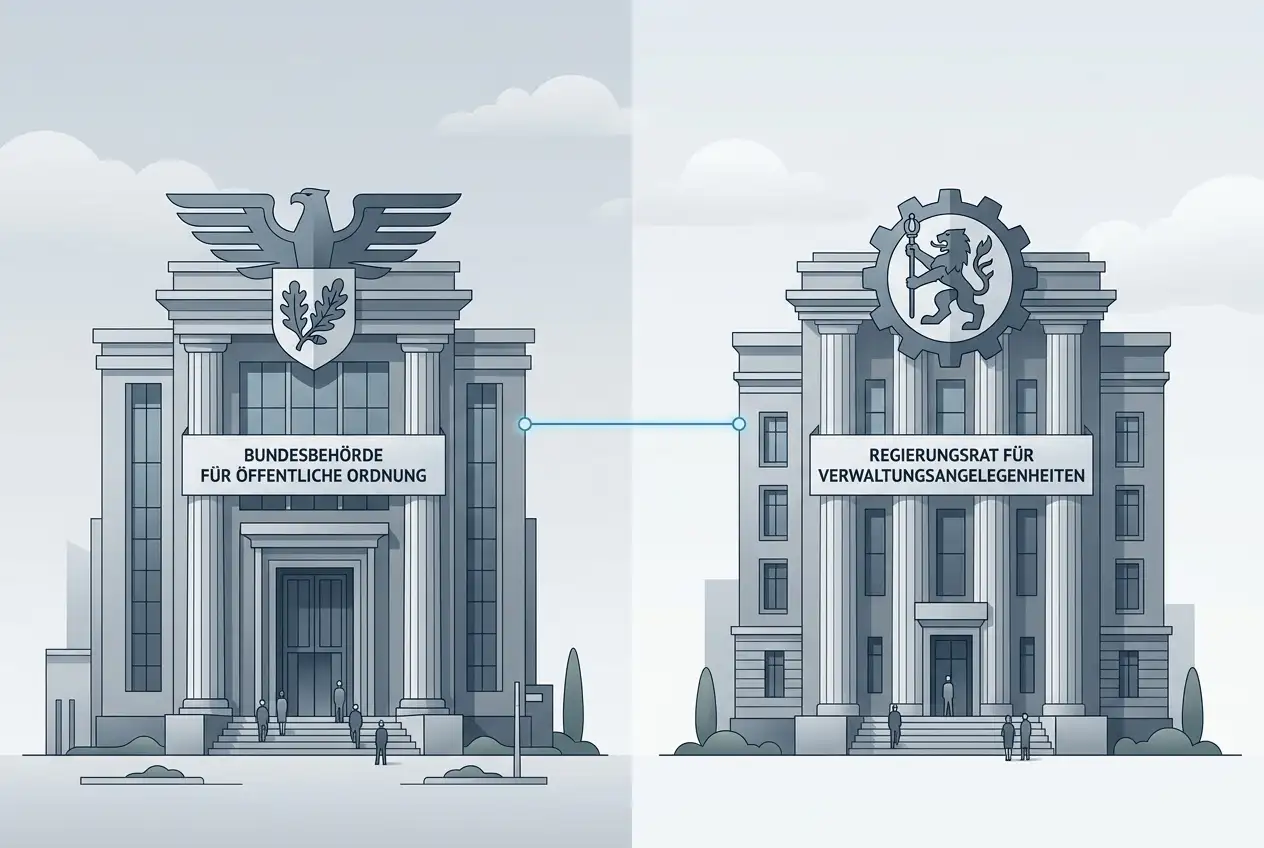 Aufteilung der Zuständigkeiten zwischen GGL und Regierungspräsidium Darmstadt