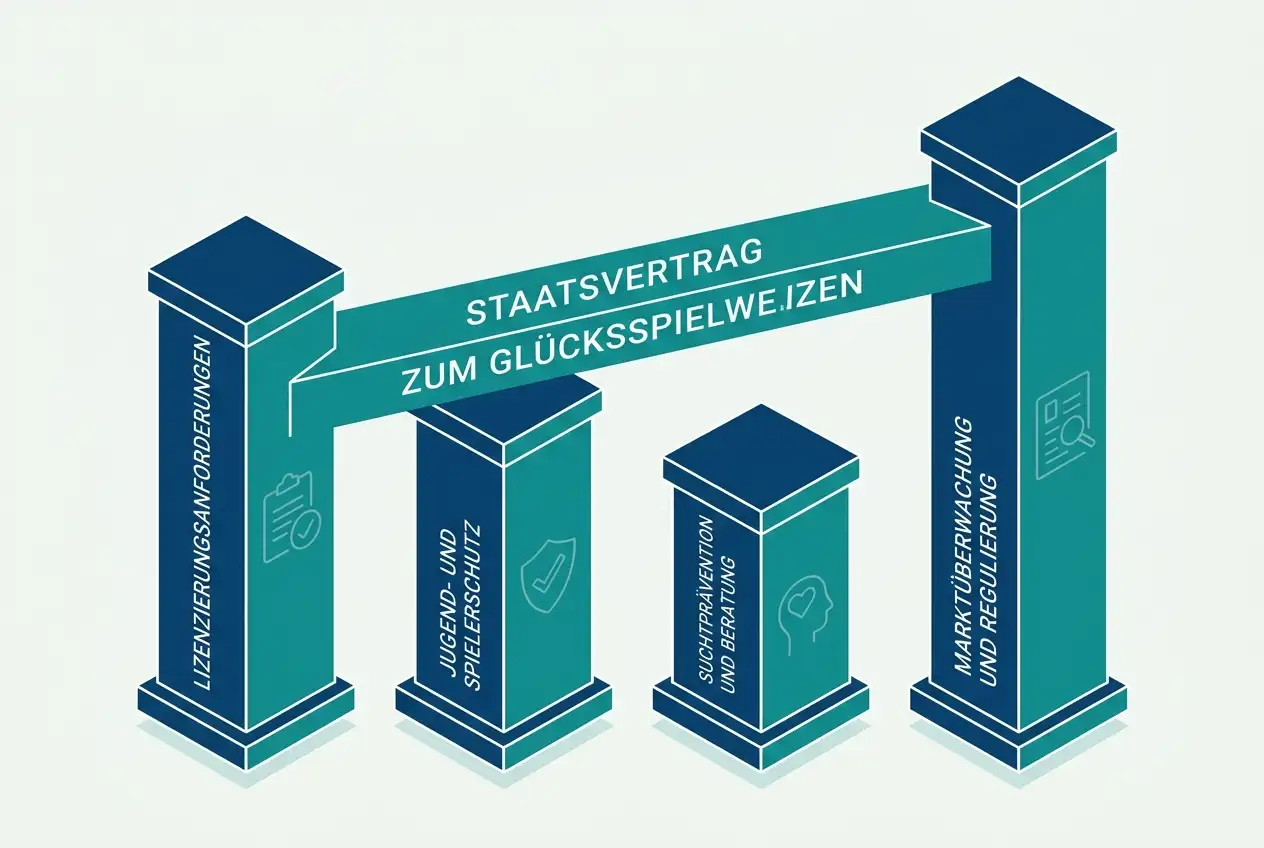 Übersicht zentraler Eckpunkte des Glücksspielstaatsvertrags 2021