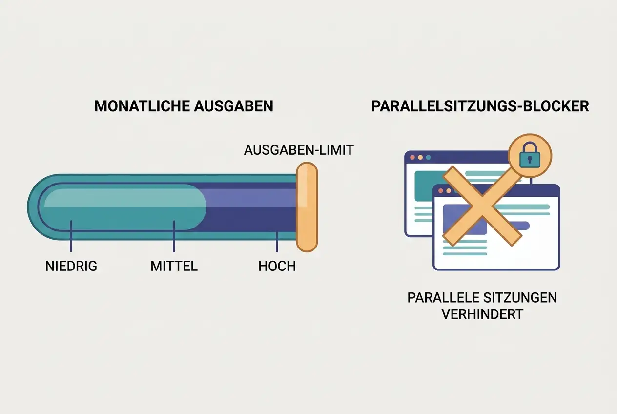 LUGAS mit Limitdatei und Aktivitätsdatei zur Begrenzung und Verhinderung von Parallelspiel