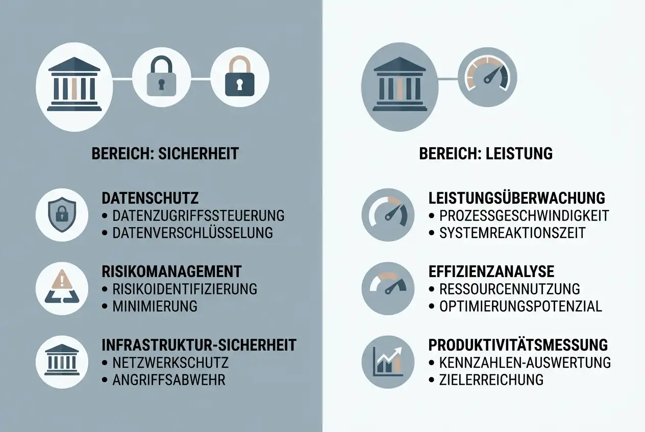 Vergleich der Zuständigkeiten und Funktionen von OASIS und LUGAS